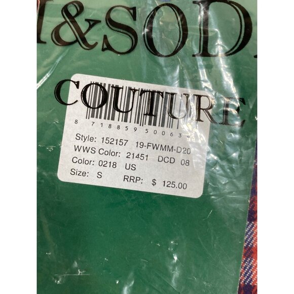 Scotch & Soda Mens Flannel Button Shirt Amsterdam Couture Small - Picture 5 of 10